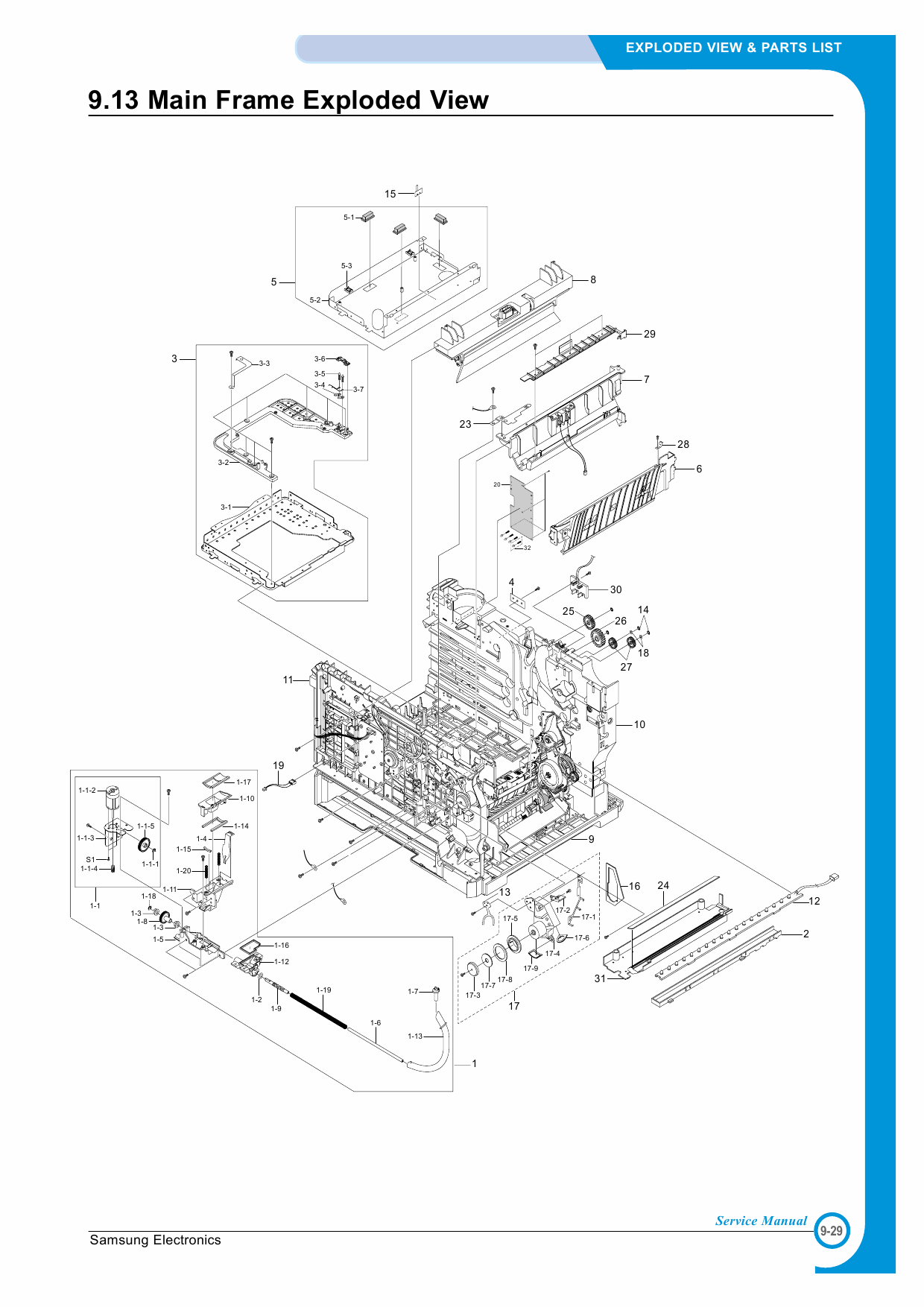 Samsung Color-Laser-Printer CLP-500 Parts Manual-3